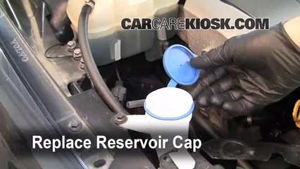 Fill washer fluid volvo